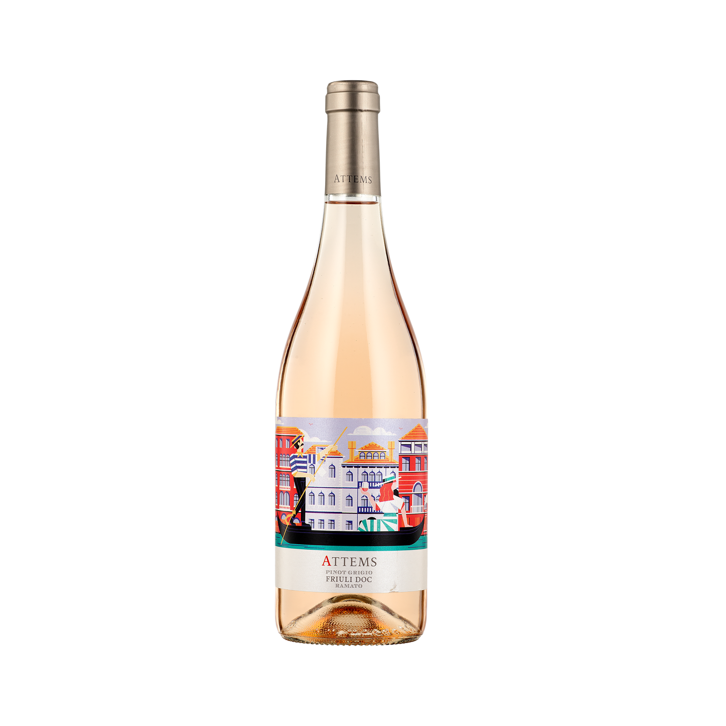 A bottle of Attems 2022 Pinot Grigio Ramato