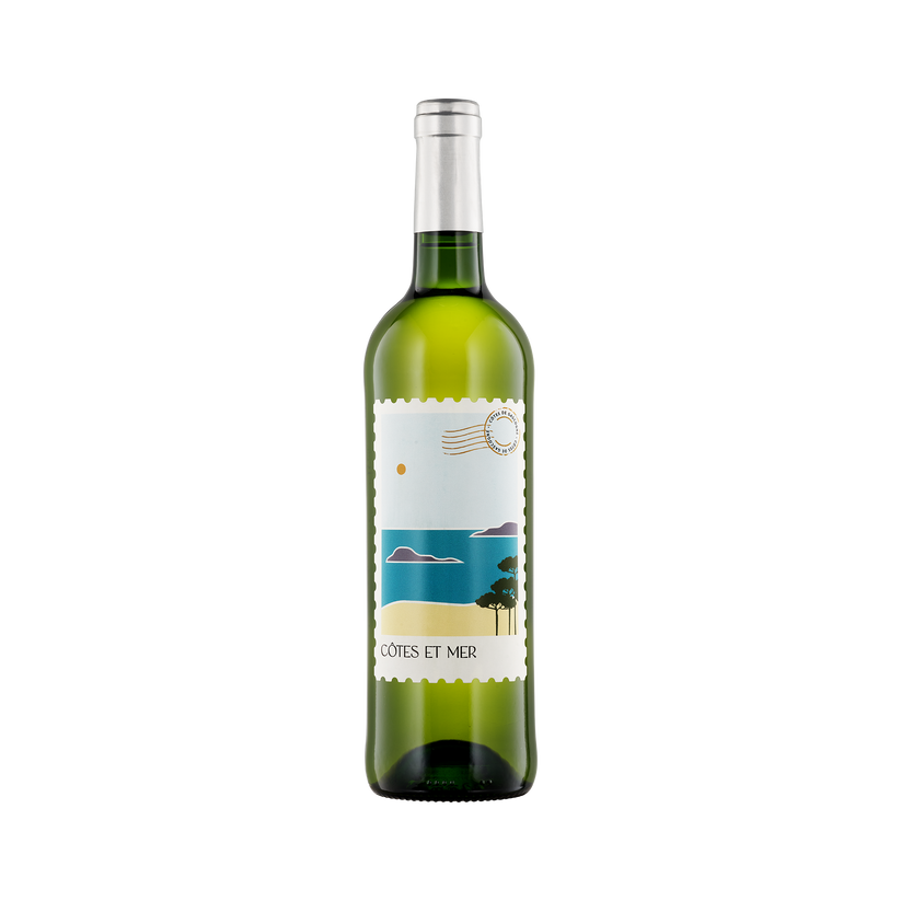 2022 Côtes et Mer Blanc Sec IGP Côtes de Gascogne France