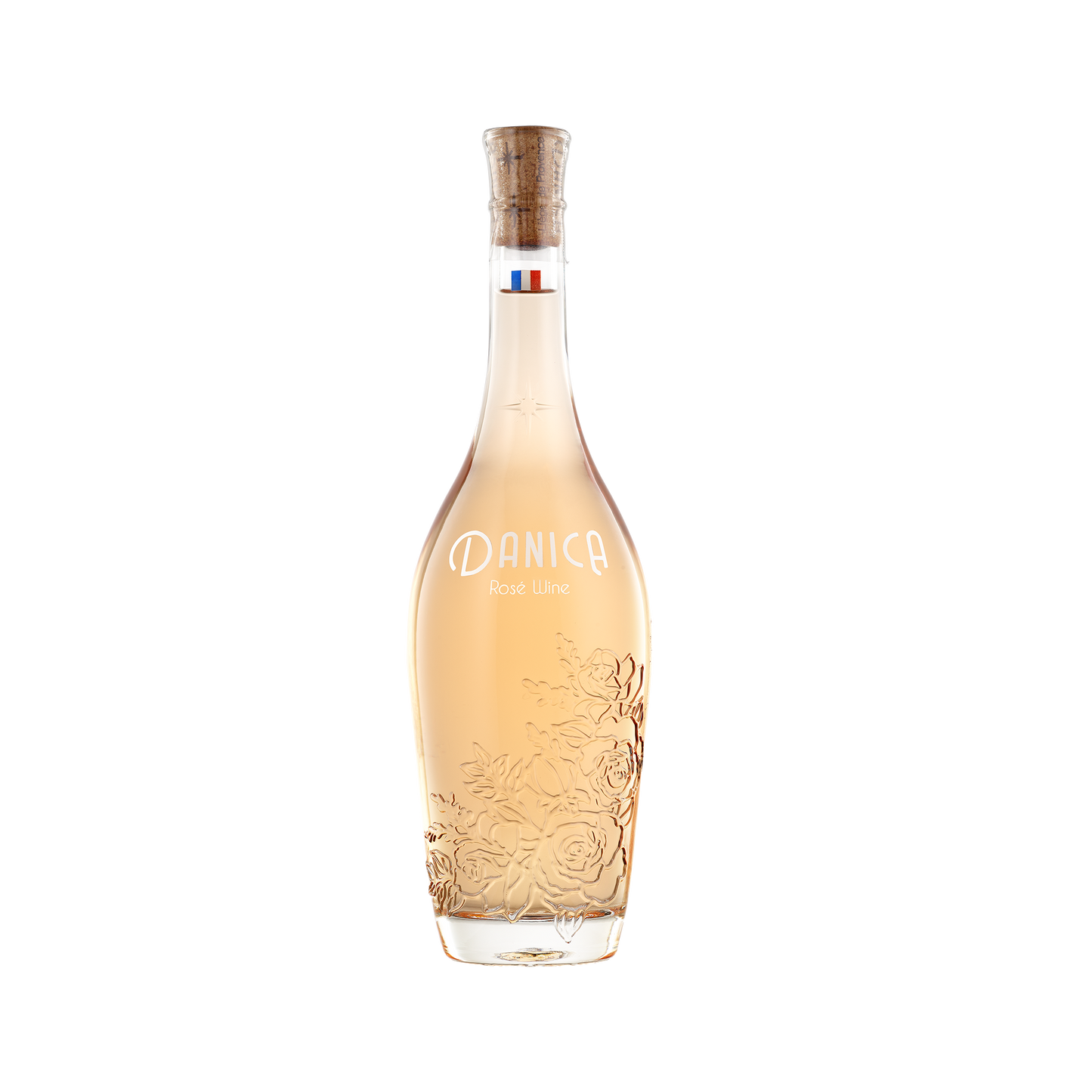 A bottle of Danica 2021 Rose