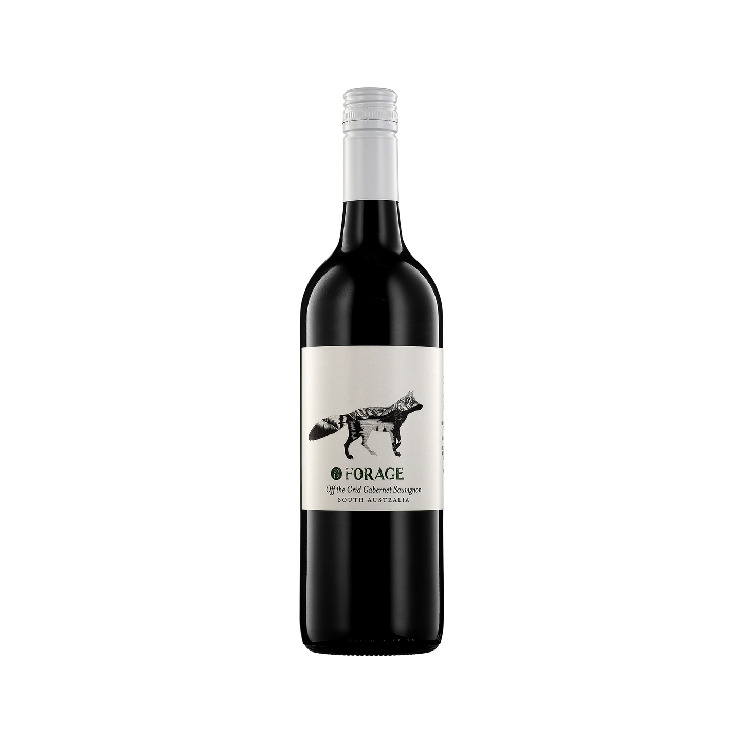 A bottle of Forage 2019 Cabernet Sauvignon