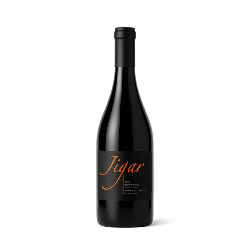Jigar Wines Tollini Vineyard Syrah Mendocino County CA 2017
