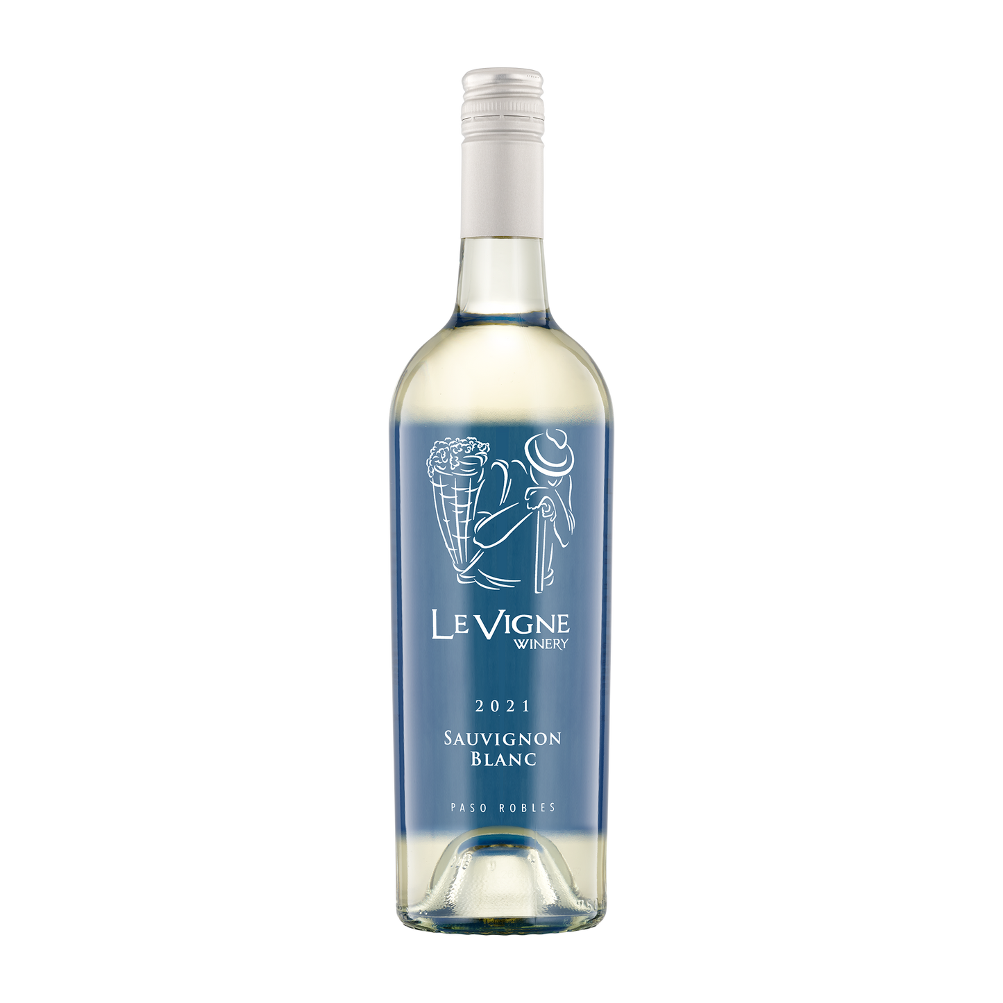 A bottle of Le Vigne Winery 2021 Sauvignon Blanc