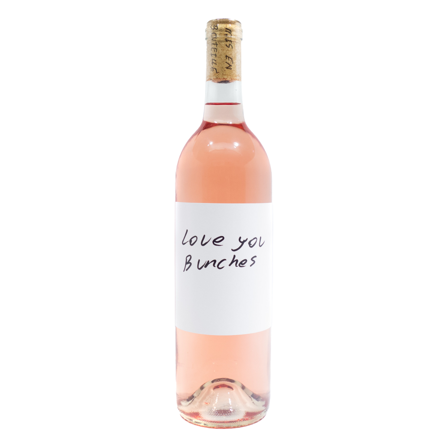 A bottle of Love You Bunches 2021 Rose