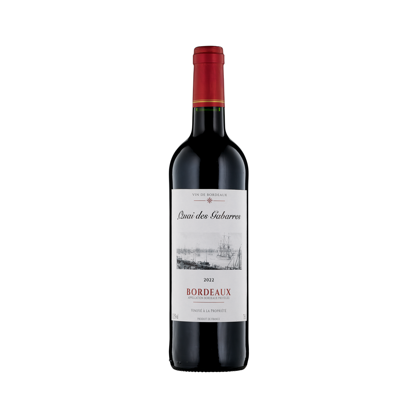 2022 Quai Des Gabarres Red Bordeaux