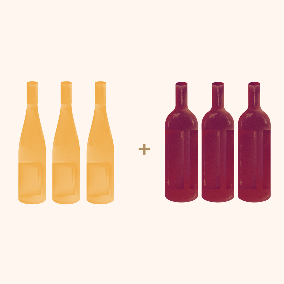 wine bundles of red and white