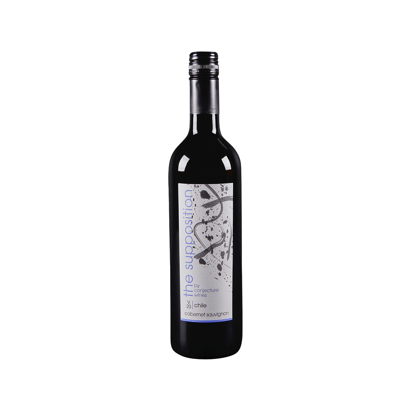 A bottle of Supposition 2020 Cabernet Sauvignon