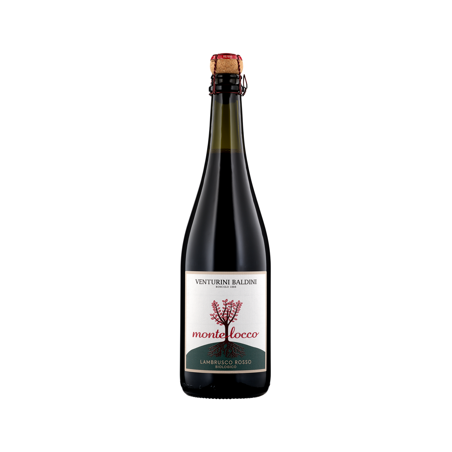 A bottle of Venturini Baldini Lambrusco