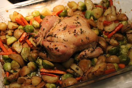 Game and Roasted Vegetables Game and Roasted Vegetables