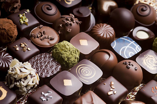 Dark chocolate truffles
