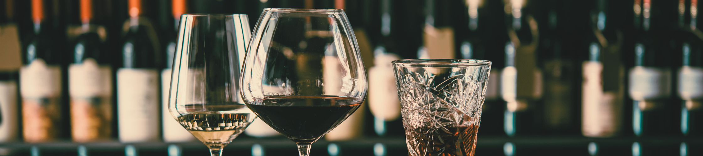 3 wine glasses