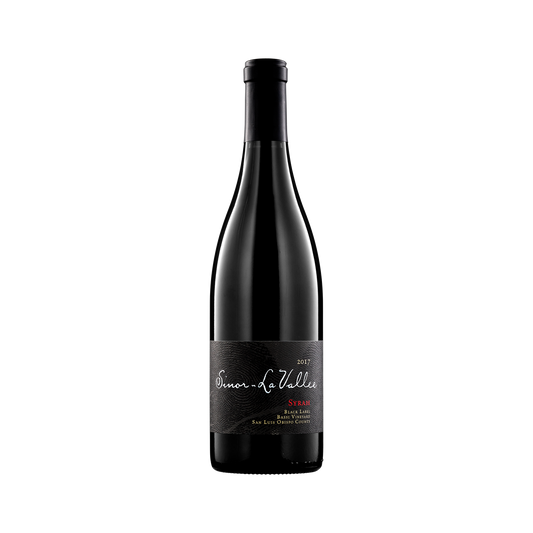 2017 Sinor-LaVallee Black Label Syrah Bassi Vineyard, San Luis Obispo County CA