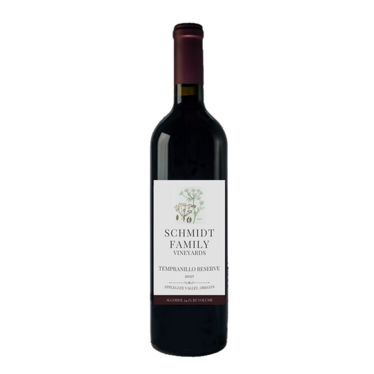 2017 Schmidt Family Vineyard Tempranillo Applegate Valley