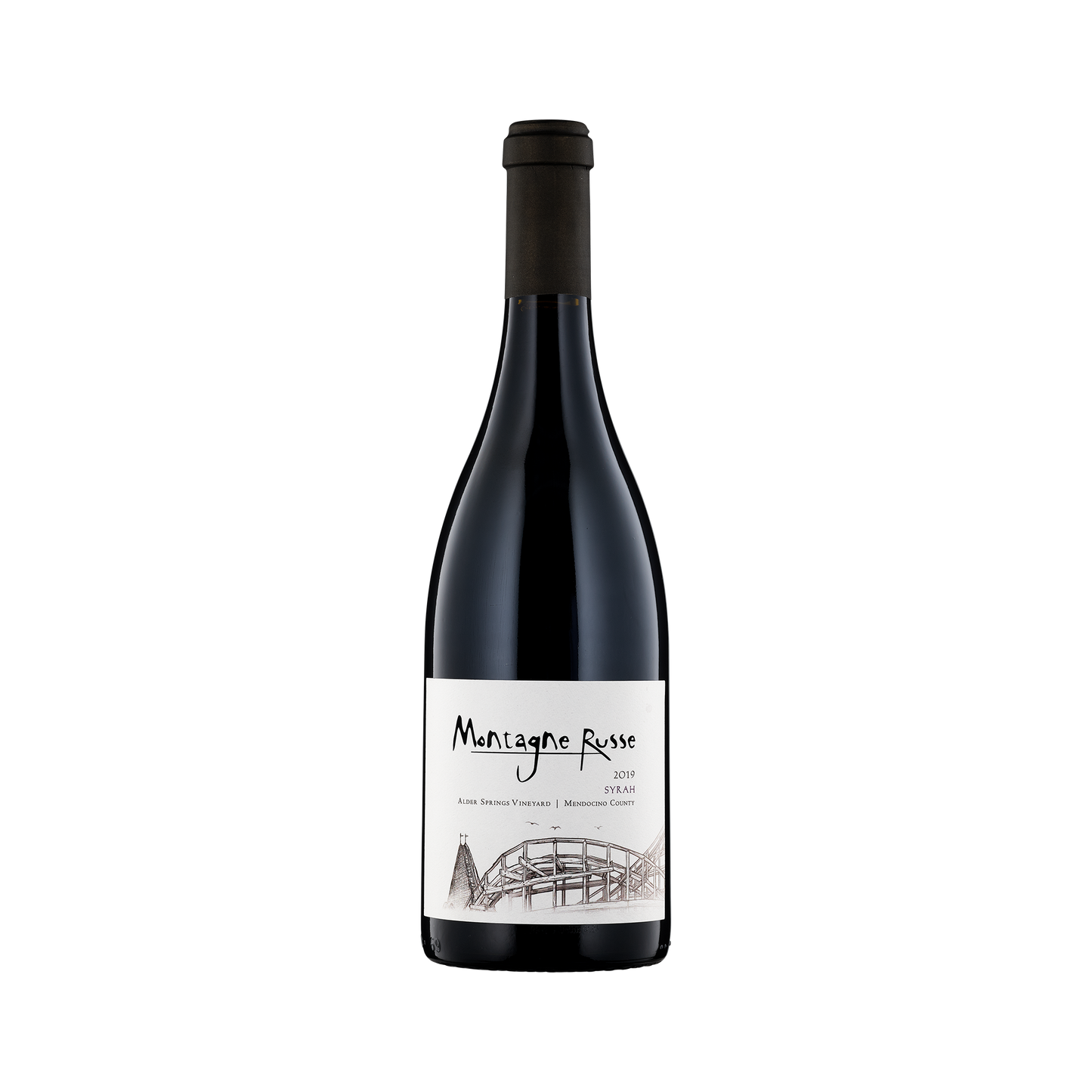 2019 Montagne Russe Alder Springs Vineyard Syrah Mendocino County CA