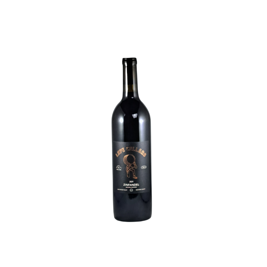 2021 Lepe Cellars Zinfandel Wellong Vineyards, San Antonio Valley, Monterey County CA