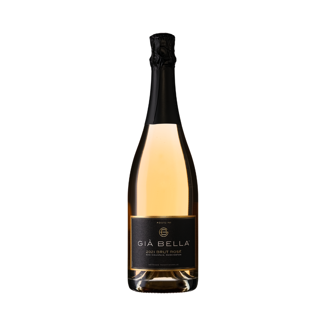 Aquilini "Gia Bella" Cabernet Sauvignon Sparkling Rosé Brut Red Mountain WA 2021