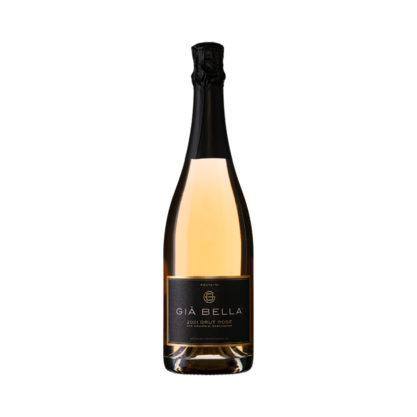 Aquilini "Gia Bella" Cabernet Sauvignon Sparkling Rosé Brut Red Mountain WA 2021