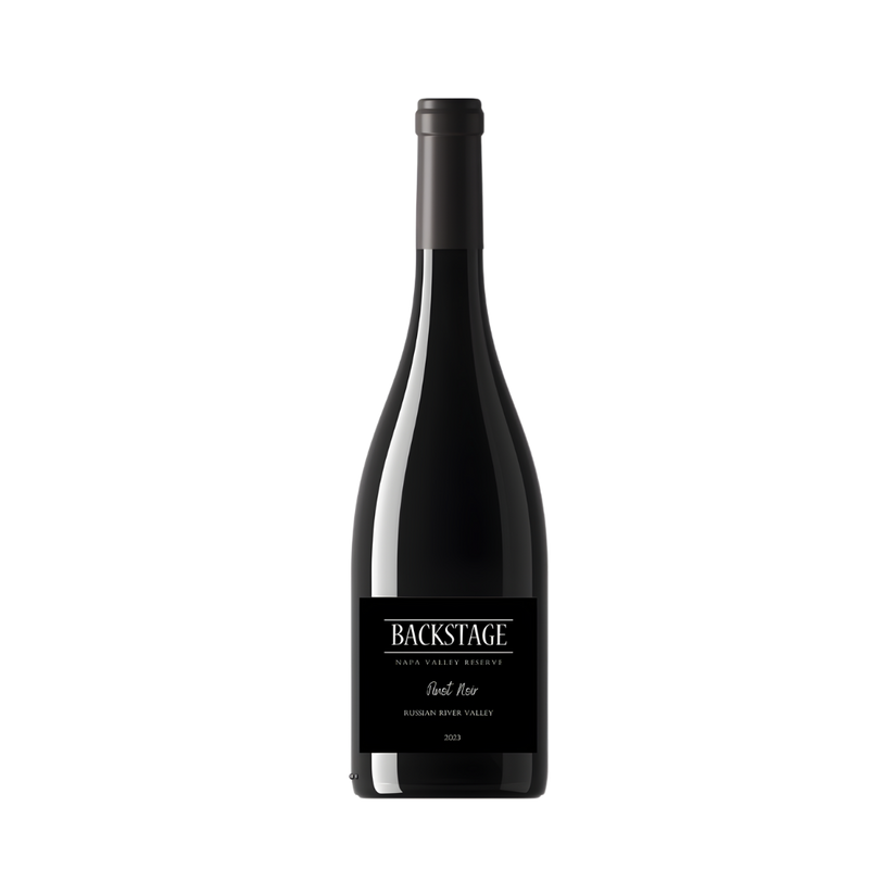 Backstage Wines "Napa Valley Reserve" Pinot Noir Russian River Valley CA 2023