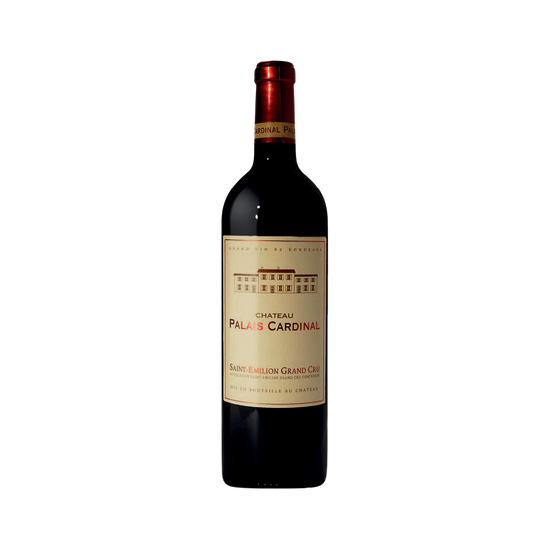A bottle of Chateau Palais Cardinal 2019 'Le Fuie', Saint-Emilion Grand Cru