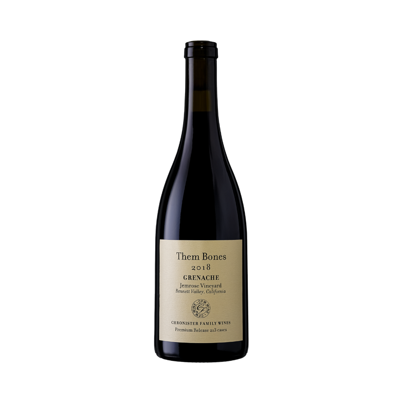 Chronister Family Wines "Them Bones" Jemrose Vineyard Grenache Sonoma County CA 2018