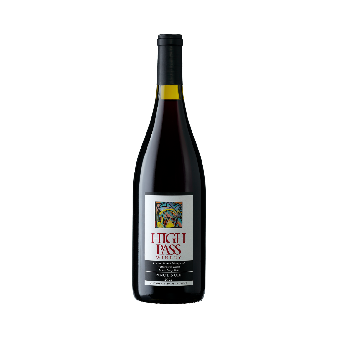 High Pass Winery Union School Vineyard Pinot Noir Lower Long Tom Willamette Valley OR 2023