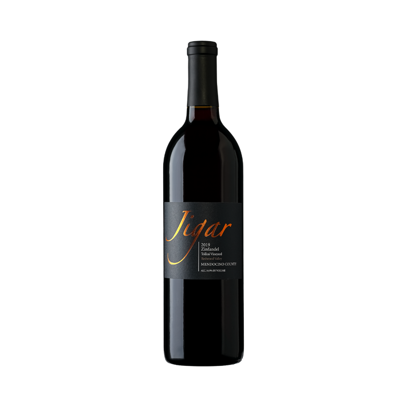 Jigar Wines Tollini Vineyard Zinfandel Redwood Valley Mendocino County CA 2019