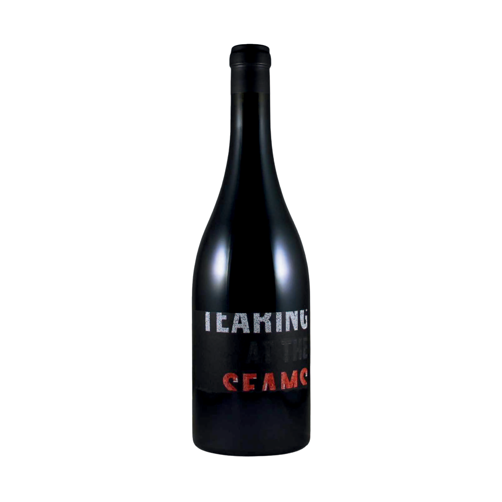 A bottle of Levo Vineyard 2018 'Tearing at the Seams' Red Blend