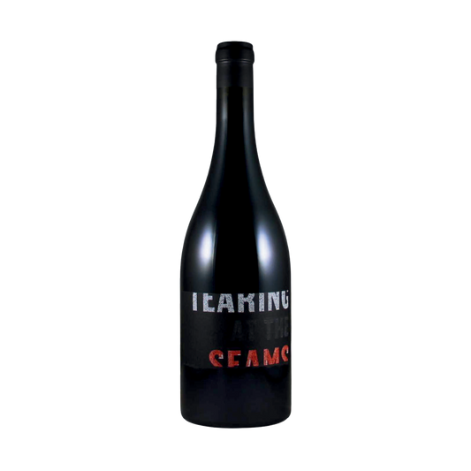 A bottle of Levo Vineyard 2018 'Tearing at the Seams' Red Blend
