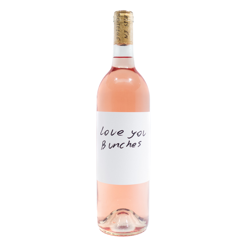 A bottle of Love You Bunches 2021 Rose