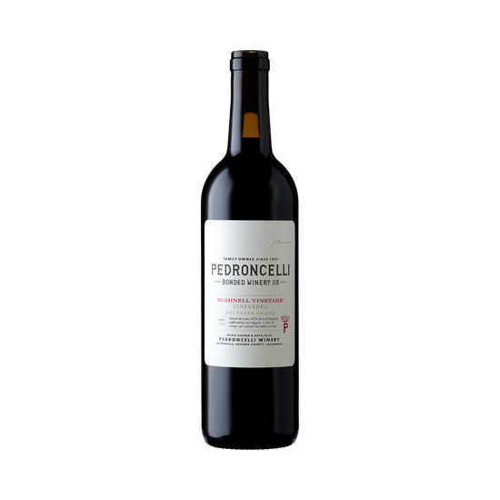 Pedroncelli Winery Bushnell Vineyard Zinfandel Dry Creek Valley Sonoma County CA 2022