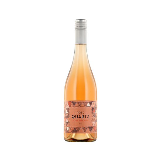 A bottle of Quartz 2021 Rose