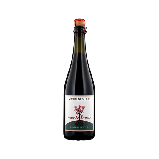 A bottle of Venturini Baldini Lambrusco