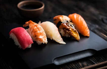 Sushi and sashimi